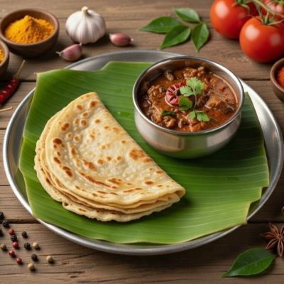 2 Chapathi + Mutton Chettinad